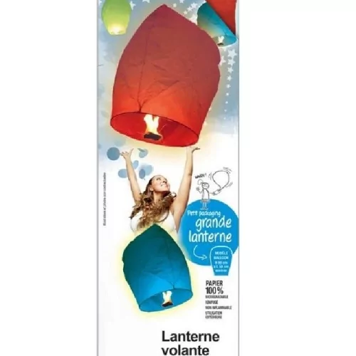 LANTERNE VOLANTE MULTICOLORE