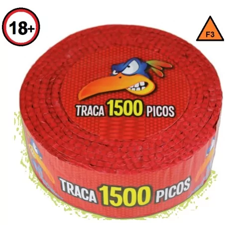 Pétards MITRAILLETTE 1500 coups