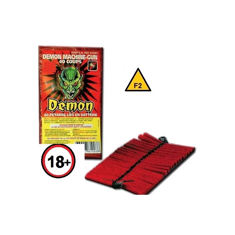 Pétard Mitraillette 40 coups