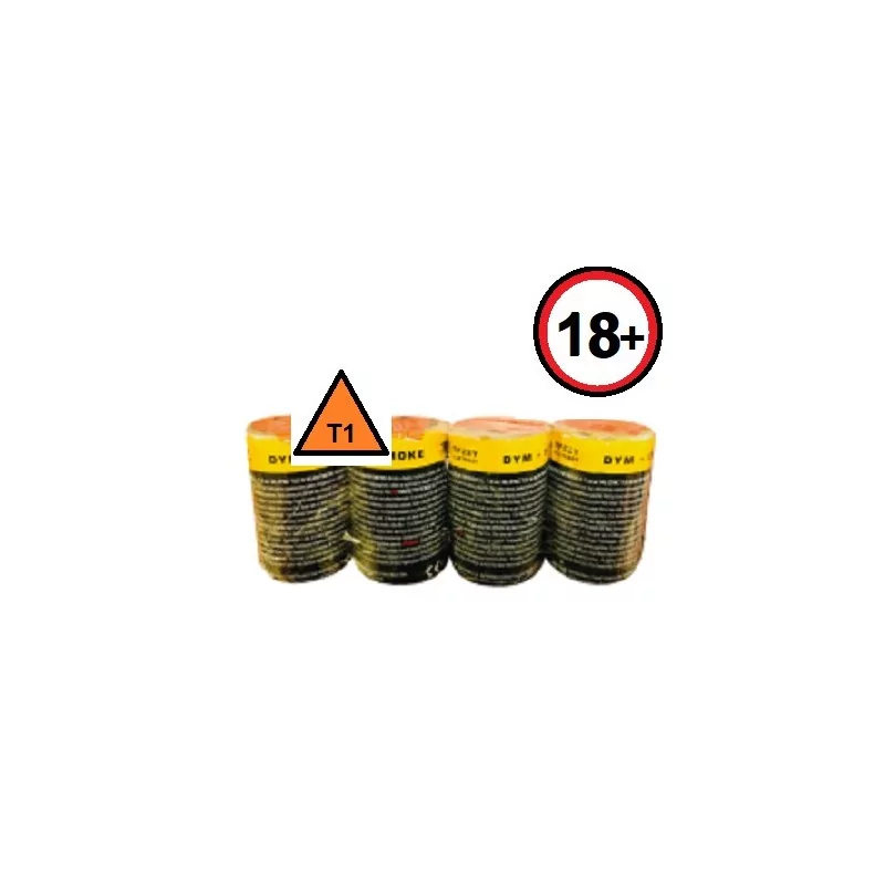 Pot 4 Fumigène JAUNE