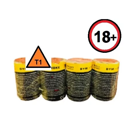 Pot 4 Fumigène JAUNE